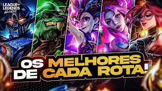 OS MELHORES CAMPEÕES DE CADA ROTA NO LOL WILD RIFT! TIERLIST COMPLETA PATCH 4.4 KATRINA