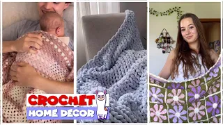 TikTok Crochet 🧶 B L A N K E T  🧶  Crochet Room Decor Compilation #12 |  @blu_llama