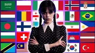 Wednesday Addams Goes To The Dance in 14 Different Languages