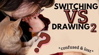 Switching VS .. Drawing !! PT.2 | Dissociative Identity Disorder