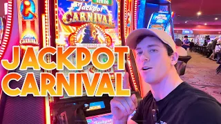 Playing $200 In A Buffalo Jackpot Carnival Slot Machine At Coushatta Casino Resort!