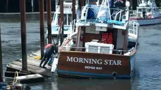 Tsunami Aftermath  Depoe Bay Oregon C/V Morning Star  3-11-11