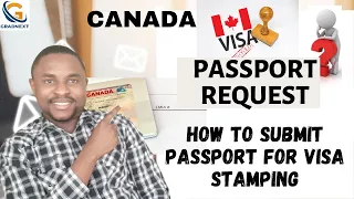 Passport Request Letter Canada Immigration |  How to Submit Your Passport to VFS | Students & PR
