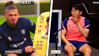 Footballers react to their FIFA 21 ratings