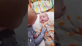 Twin scared of his bro  sneezing