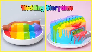 🤭 Wedding Storytime 🌈 Satisfying Rainbow Cake Decorating Ideas For Everyone