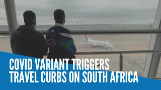 COVID variant triggers travel curbs on South Africa