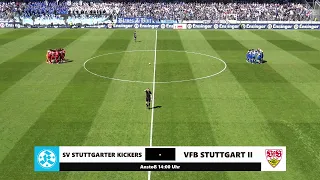 31. Spieltag Regionalliga Südwest. Das Stadtderby Re-Live Stuttgarter Kickers - VfB Stuttgart II