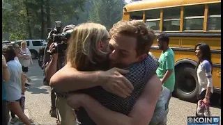 Eagle Creek hikers reunite with families