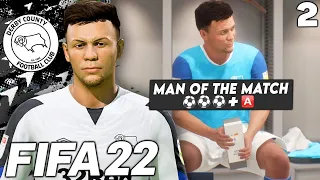 HAT-TRICK + MOTM IN OUR FIRST FULL GAME!!🤩 - FIFA 22 Player Career Mode EP2