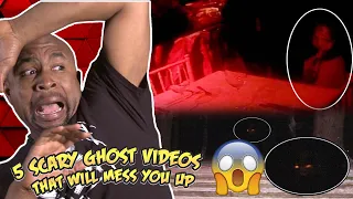 5 SCARY Ghost Videos That Will MESS YOU UP BRO REACTION!