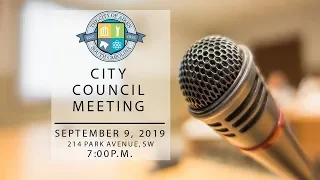 City Council Meeting - September 9, 2019