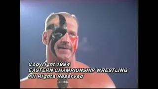 Road Warrior Hawk confronts Shane Douglas & Sherri Martel! 1994 (ECW)