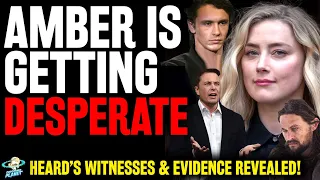 Amber's Witnesses & Evidence REVEALED: James Franco, Elon Musk & Jason Momoa?! | Johnny Depp Lawsuit