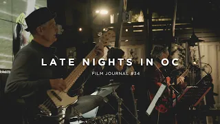 Sony FX30 Base ISO 2500 SLOG3 Low Light Test | Late Nights in OC - Steelcraft GG // Film Journal #34