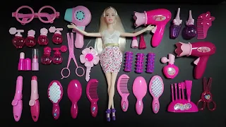 22:57 Minutes Most Satisfying with Unboxing Pink Fashion Accessories and Barbie Doll