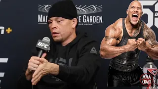 Nate Diaz blasts 'Dwayne 'The Rock' Johnson' over Jorge Masvidal support