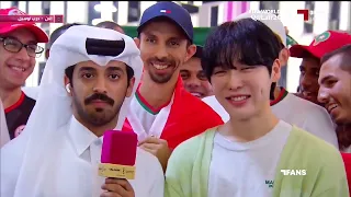 korean fan speaks Arabic in Qatar wow! | fifaworldcupQatar2022 #southkorea #korea #Qatar #Arabic