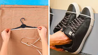 Schluss mit Chaos ❗️ 20 clevere Tricks für mehr Ordnung bei Schuhen und Kleidung | DIY-Schuhregal