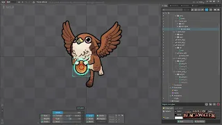 2D Animation Time-lapse | Griffin | Castle of Blackwater | Spine