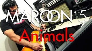 Maroon 5 - Animals | Electric guitar cover (instrumental)
