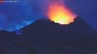 May 4, 2024: Sunrise at the Erupting Iceland Volcano