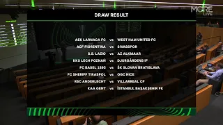 The UEFA Europa Conference League Round of 16 Draw!