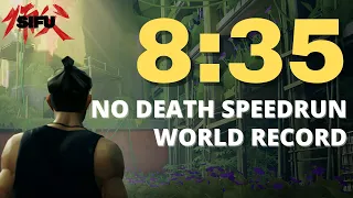 Sifu Speedrun World Record 8:35 (No Shortcuts) : Zero Death | Part 1