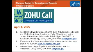 CDC ZOHU Call April 6, 2022