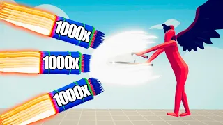 DEFLECT GOD vs 1000x OVERPOWERED RANGED UNITS | TABS Totally Accurate Battle Simulator