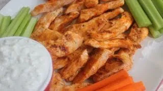 Grilled Buffalo Tenders Recipe with Gorgonzola Dressing