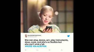 ROSÉ READS BLINK TWEETS