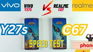 Realme c67 vs Vivo y27s  - Speed Test #Realmec67 #Vivoy27s #speedtest #phones4u