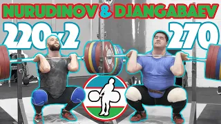 Nurudinov & Djangabaev (Djangabaev 270kg FS + Nurudinov 220 FSx2) - 2018 Asian Games [4k 50]