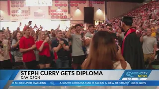 Chef graduate: Stephen Curry receives Davidson diploma