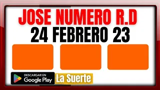 NÚMEROS DE LA SUERTE PARA HOY VIERNES 24 DE FEBRERO DE 2024 - JOSÉ NÚMERO RD