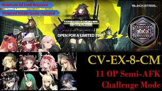 CV-EX-8-CM Challenge Mode | Trimmed Medal 'Out of the Fire' Guide | 11 OP Semi-AFK [Arknights]