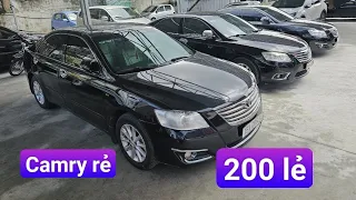 Dàn Camry giá 200 lẻ đủ các bản 2.0E 2.4G và 3.5Q siêu đẹp tại ô tô chất Hải Phòng