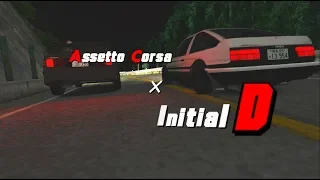 [Assetto Corsa × Initial D]EVO3 vs AE86 @Akagi (Eng Sub/中字)