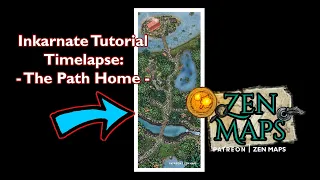 Inkarnate Tutorial Timelapse: -The Path to Home- map making for D&D/RPG gaming.