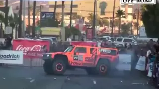 Robby Gordon SPEED ENERGY HUMMER   2011 Baja 500   Start & Finish