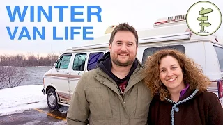 Van Life - Couple Survives 2 Canadian Winters Living in a Van!