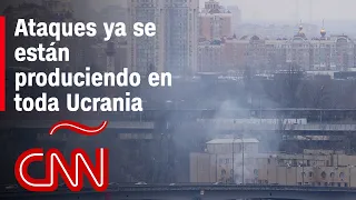 Corresponsal de CNN en Kyiv: Los ataques ya se están produciendo en toda Ucrania