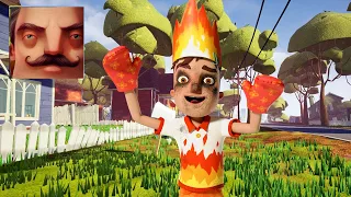 Hello Neighbor - My New Neighbor Aaron Fire Act 1 Gameplay Walkthrough