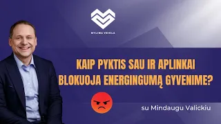 Seminaras: KAIP PYKTIS SAU IR APLINKAI BLOKUOJA ENERGINGUMĄ GYVENIME?