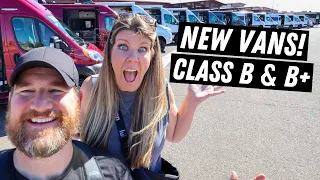 New and Exciting Class B and B+ Camper Vans! Ep: 12 RV Show Scottsdale AZ