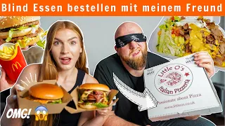 1 Tag BLIND Essen bestellen 😱 mit meinem Freund! Teil 3