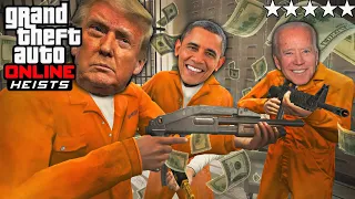 US Presidents DOMINATE the Entire Heist Series in GTA 5 😱