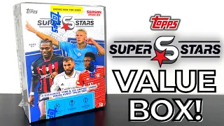 4 FIRE & ICE LIMITED PARALLELS! | TOPPS UEFA FOOTBALL SUPERSTARS 2023 | NEW VALUE BOX PACK OPENING!