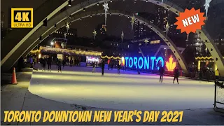 New Year Evening - Toronto Downtown Tour 🎆 🌨️